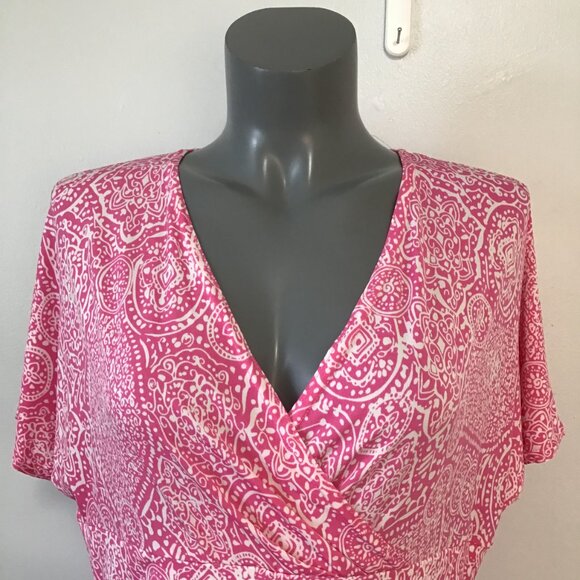 Vintage 80s Marallis Dress Size L - Picture 3 of 12